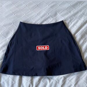 Girlfriend Collective Sport Skort - Midnight